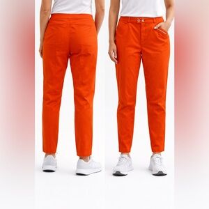Polo Golf Ralph Lauren Orange Slim Fit Pants – Modern Tailored Ankle Trousers